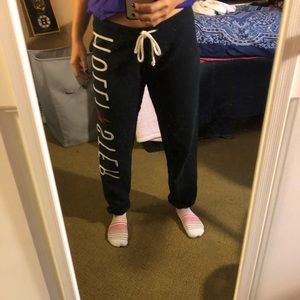 Hollister Navy Joggers